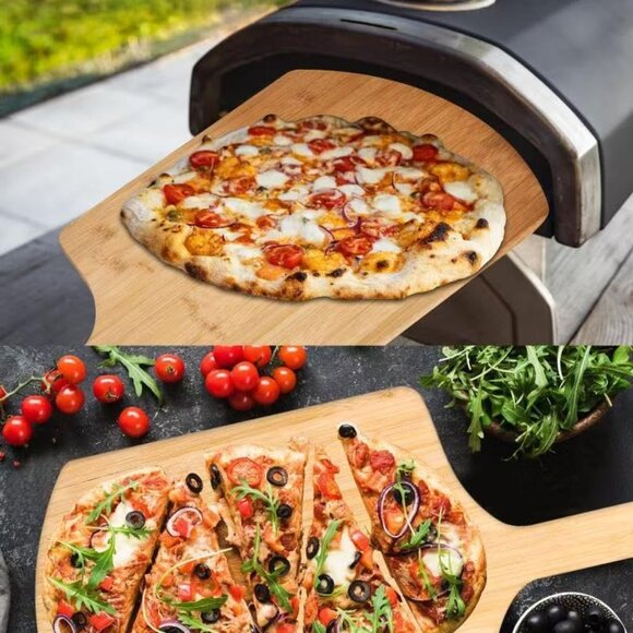 Large Wooden Pizza Peel - Picture 1 of 6